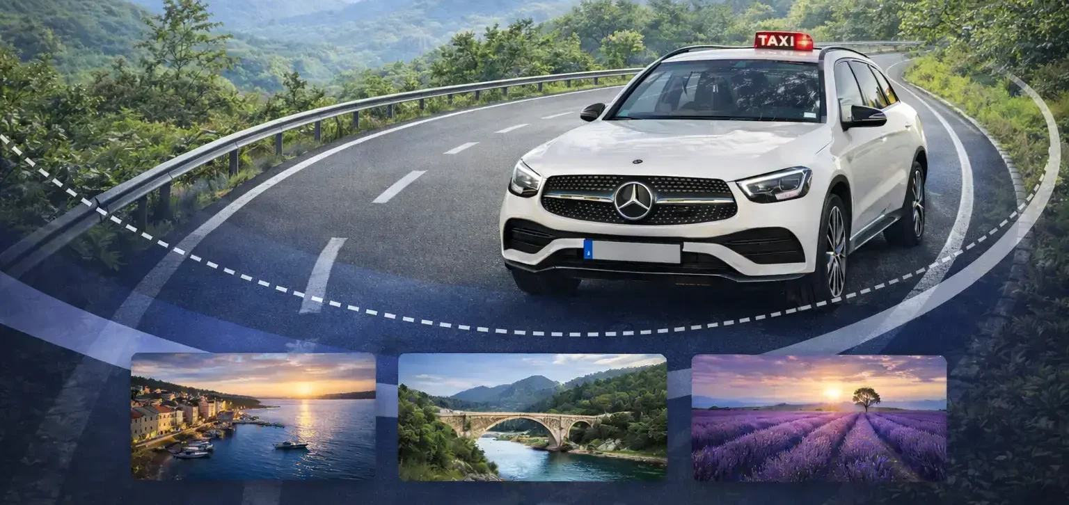 Taxi service Provence depuis Le Val et Rians
